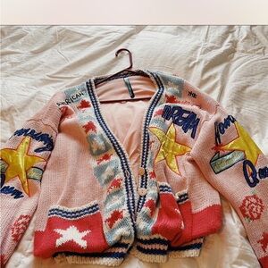 No! Jeans- American Beauty sweater cardigan